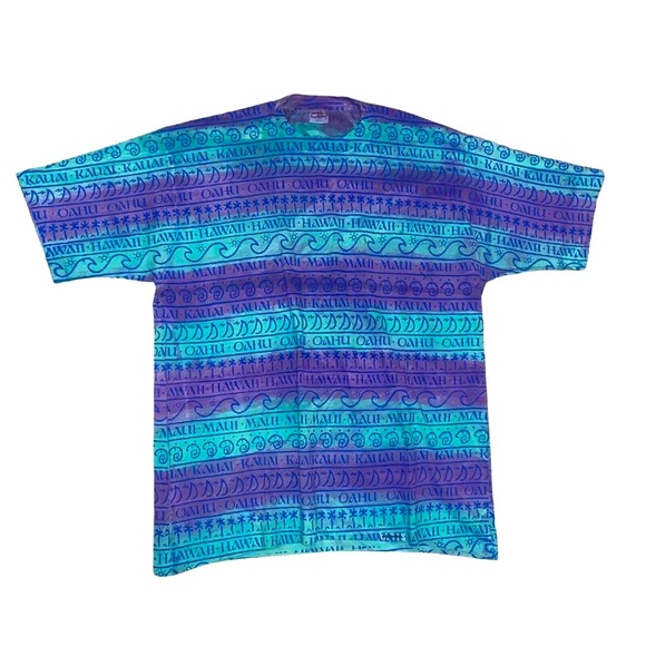 Vintage Other - vintage multicolor tie dye short sleeve tshirt hawaii Kauai Ocean All Over Print